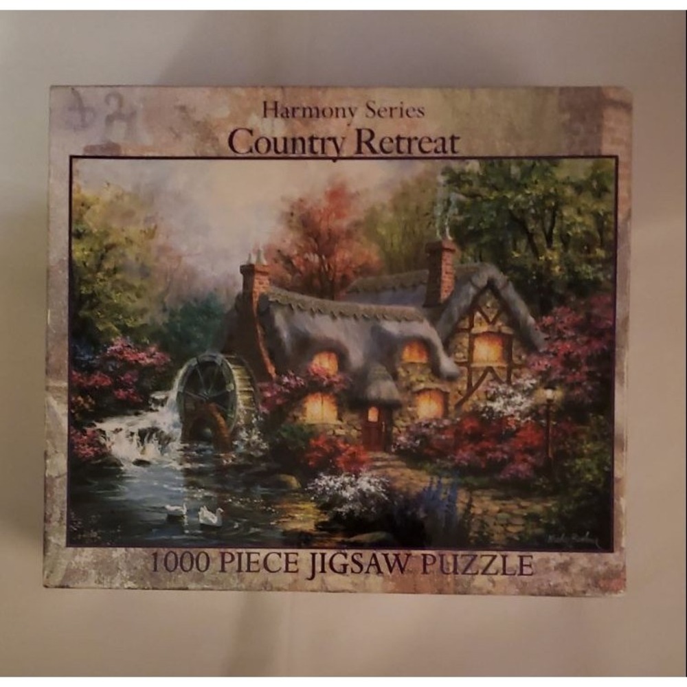 Harmony Series: Country Retreat 1000-Piece Jigsaw Puzzle, Artist: Nicky Boehme